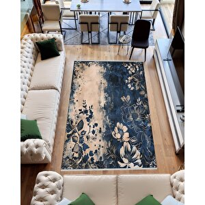 Pamuk Dokuma Taban Halı – Makinede Yıkanabilir, Kolay Temizlenebilir, Toz Ve Tüy Tutmaz, Kaymaz, Evcil Hayvan Dostu