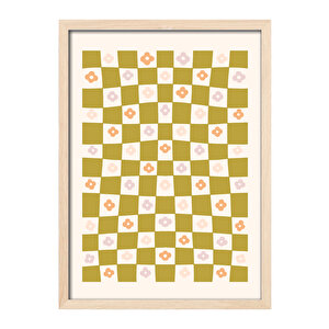 Dekoratif Duruş – Ahşap Çerçeveli Poster