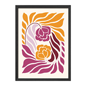 Ahşap Çerçeve Ile Sanatsal Poster Tablo