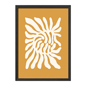 Dikey Ahşap Çerçeveli Poster Tablo