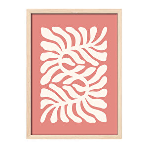 Modern & Sade Duvar Posteri – Ahşap Kenarlı