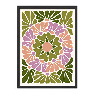Dekoratif Sanat Tablosu – Ahşap Çerçeve Detaylı
