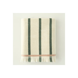 %100 Pamuk Ella Yüz Havlusu Yeşil (50x90 Cm) Yeşil