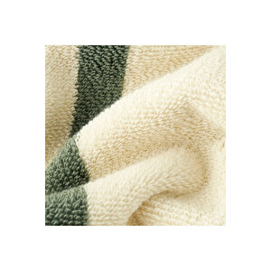 %100 Pamuk Ella Yüz Havlusu Yeşil (50x90 Cm) Yeşil