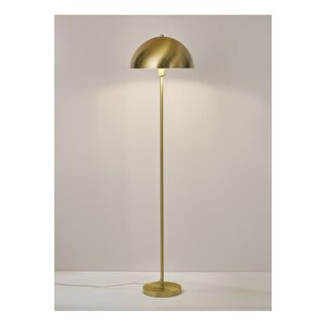 Modern Tasarım Mars Dekoratif Lambader Ayaklı Abajur Metal Eskitme Gold