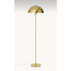 Modern Tasarım Mars Dekoratif Lambader Ayaklı Abajur Metal Eskitme Gold