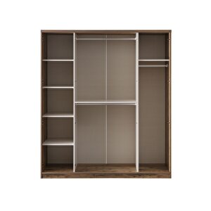 Megan Oda Takımı - 4 Kapaklı Dolap, Çalışma Masası, Şifonyer, Kitaplık, Komodin