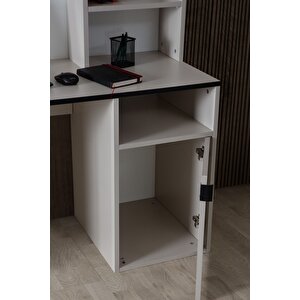 Vegnum Genç Odası Takımı - Vegnum 4 Kapaklı Dolap, Bali Çalışma Masası, Şifonyer, Komodin