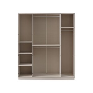 Bali Genç Odası Takımı - 4 Kapaklı Dolap, Çalışma Masası, Şifonyer, Komodin