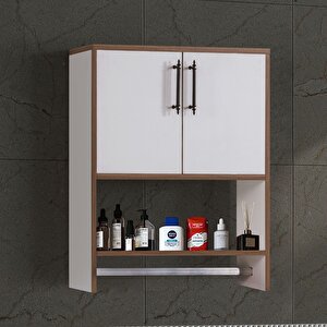 Blesk Lavabo Üstü Kapaklı Dolap, Çok Amaçlı Depolama