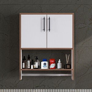 Blesk Lavabo Üstü Kapaklı Dolap, Çok Amaçlı Depolama