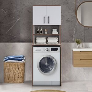 Blesk Çamaşır Makinesi Üstü Banyo Düzenleyici Dolap, Çok Amaçlı Dolap