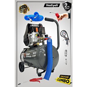 Gap 2 Hp Profesyonel Hızlı Motor 50 Lt Hava Kompresörü Setli