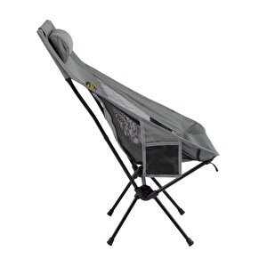 Sky Ultralight Katlanabilir Kamp Sandalyesi Gri 4 Adet