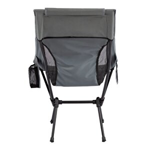 Sky Ultralight Katlanabilir Kamp Sandalyesi Gri 4 Adet