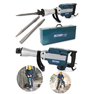 Alman Profesyonel 5200 Watt Elektrikli 16 Kg 58 Joule Kırıcı Delici Hilti 65mm + Kesici Ve Kırıcı Uç