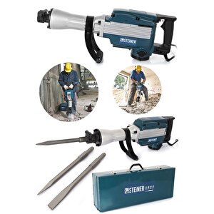 Alman Profesyonel 5200 Watt Elektrikli 16 Kg 58 Joule Kırıcı Delici Hilti 65mm + Kesici Ve Kırıcı Uç