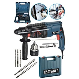 Germany Technology 3000 Watt 5 Joule Kırıcı Delici Hilti Darbeli Matkap + 1 Mandren + 5 Uç