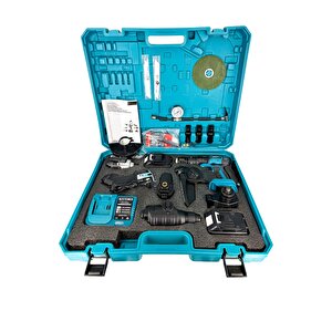 7 Başlıklı Set Spiral Taşlama Somun Sıkma Tilki Kuyruğu Dal Budama Akülü Vidalama Hava Pompası Hilti