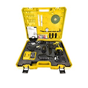 7 Başlıklı Set Spiral Taşlama Somun Sıkma Tilki Kuyruğu Dal Budama Akülü Vidalama Hava Pompası Hilti