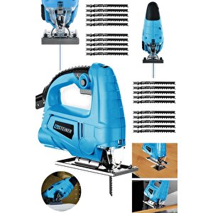 Alman 4000 W Sjs Metal Şanzıman 6 Kademe Devirli Bakır Sargılı Dekupaj Testere Makinesi 20uç