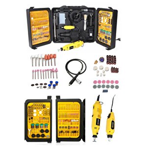 Steiner Germany Technology 350 Parça Profesyonel 460 Watt Hobi Gravür Mini Kalıpçı Taşlama Makinesi