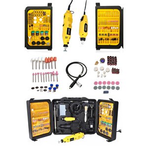 Steiner Germany Technology 350 Parça Profesyonel 460 Watt Hobi Gravür Mini Kalıpçı Taşlama Makinesi
