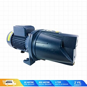 İbeltech Jet1500ah 2hp Bakır Sargılı 1'' 55 Metre Dik Basar Jet Pompa