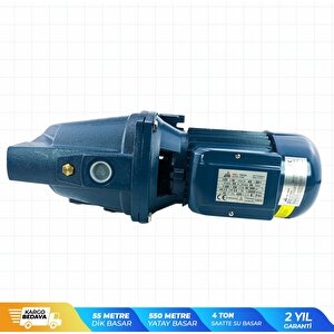 İbeltech Jet1500ah 2hp Bakır Sargılı 1'' 55 Metre Dik Basar Jet Pompa