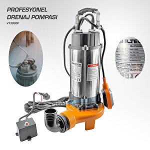 Ibeltech V1300df 2 Inç 1.5 Hp Bıçaklı Foseptik Dalgıç Pompa Kirli Su Dalgıç Pompa 1300w Parçalayıcı