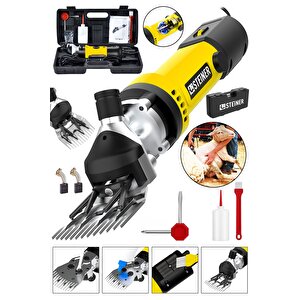 Alman 9900 W Devir Ayarlı Çift Soğutmalı Bakır Sargılı Çelik Şanzıman Koyun Kırpma Kırkma Makinesi