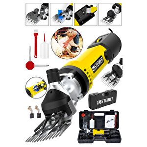 Alman 9900 W Devir Ayarlı Çift Soğutmalı Bakır Sargılı Çelik Şanzıman Koyun Kırpma Kırkma Makinesi