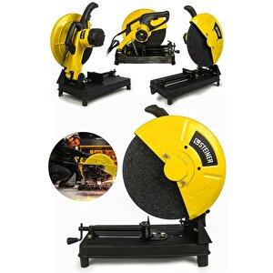Alman Turbo 9000 Bakır Sargılı Çelik Şanzuman Profil Demir Ve Metal Kesme Makinesi 355 Mm