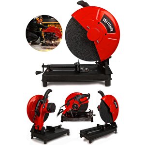 Alman Turbo 9000 Bakır Sargılı Çelik Şanzuman Profil Demir Ve Metal Kesme Makinesi 355 Mm