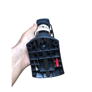 Mini Bisiklet Pompası Göstergeli Taşınabilir Ayak Pompası Motorsiklet Ve Araç Pompası