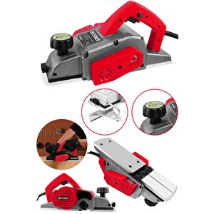 Alman 4200 Watt Sjs Bakır Sargılı Metal Şanzıman Motor Korumalı Çift Bıçaklı Planya Rende Makinesi