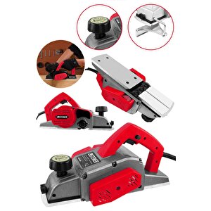 Alman 4200 Watt Sjs Bakır Sargılı Metal Şanzıman Motor Korumalı Çift Bıçaklı Planya Rende Makinesi