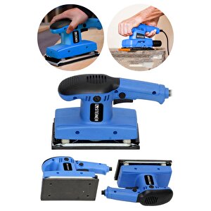 Alman 1200 Watt Professional Elektrikli Titreşimli Zımpara Makinesi Kenar Köşe Avuç Zımpara