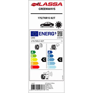 175/70r13 82t Greenways C-c-69 Yaz Oto Lastiği (üretim Yılı: 2025)