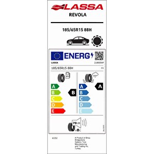 185/65r15 88h Revola Elt B-a-70 Yaz Oto Lastiği (üretim Yılı: 2025)