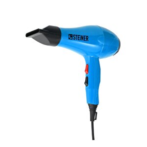 Alman 3400 Watt Profesyonel Saç Kurutma Makinesi Fön Makinesi Ac Motor Ms-9001 Mavi + 2 Adet Başlık