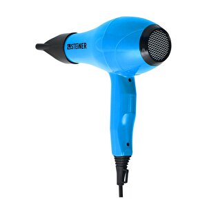 Alman 3400 Watt Profesyonel Saç Kurutma Makinesi Fön Makinesi Ac Motor Ms-9001 Mavi + 2 Adet Başlık