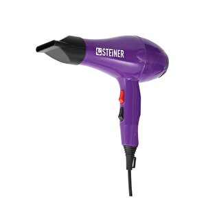 Alman 3600 Watt Profesyonel Saç Kurutma Makinesi Fön Makinesi Ac Motor Ms-9001 Mor + 2 Adet Başlık