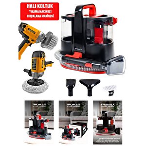 Thomax Halı Koltuk Yıkama Makinesi Leke Çıkarma Halı Koltuk Fırçalama Makinesi
