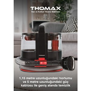 Rowermax Thomax Halı Koltuk Yıkama Makinesi Leke Çıkarma Halı Koltuk Fırçalama Makinesi