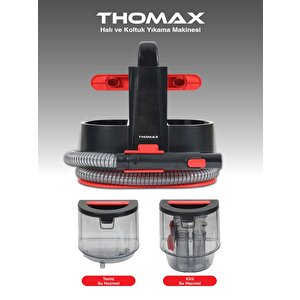 Rowermax Thomax Halı Koltuk Yıkama Makinesi Leke Çıkarma Halı Koltuk Fırçalama Makinesi