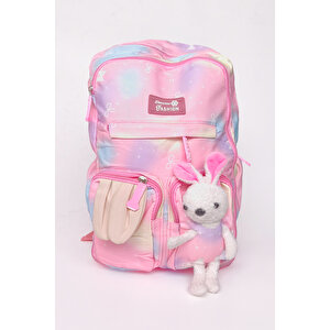 Tavşan Sırt Çantası Pembe 43x30x13