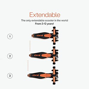 Smartrike Xtend 3 Aşamalı Büyüyebilen Çocuk Scooterı (3-12 Yaş) - Orange
