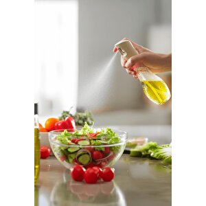 Tekli Set Cam Sprey Yağdanlık - Airfryer, Izgara, Fritöz, Salata, Yemek Püskürtmeli Yağdanlık - 3066