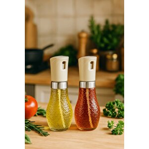 Tekli Set Cam Sprey Yağdanlık - Airfryer, Izgara, Fritöz, Salata, Yemek Püskürtmeli Yağdanlık - 3066